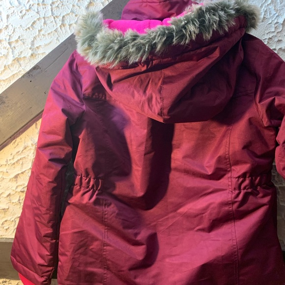 Little Girls Winter Coat by XTrem by Gusti Faux-Fur Hooded Parka Sz 8 NWT - Picture 9 of 10
